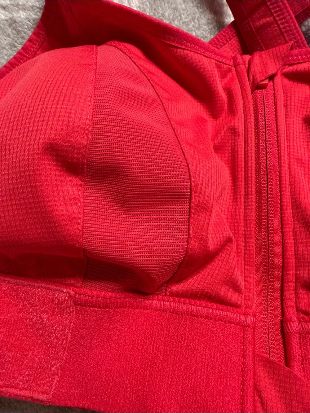 SHEFIT  Pink Front-Zip Sports Bra 3Luxe